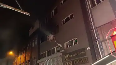 Bursa'da Tekstil Atölyesinde Yangın: Yaralı Yok