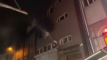 Bursa'da Tekstil Atölyesinde Yangın: Yaralı Yok