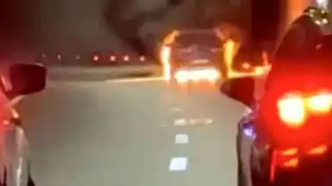 Çanakkale'de Assos-Troya Tüneli'nde Araç Yangını: Trafik Kısa Süreli Durdu