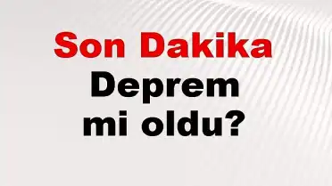 Çanakkale'nin Gökçeada ilçesinde 3.5 büyüklüğünde deprem kaydedildi