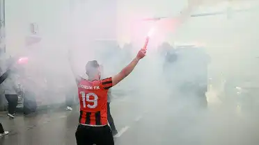 Çorum FK, Süper Lig'e Yükselmenin Coşkusunu Taraftarlarıyla Yaşadı