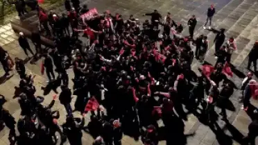 Çorum FK Taraftarları Final Yükselişini Coşkuyla Kutladı