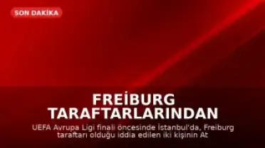 Freiburg Taraftarlarından Atatürk Heykeli Önünde Skandal Hareket