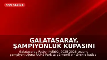 Galatasaray, Şampiyonluk Kupasını RAMS Park'ta Kaldırdı