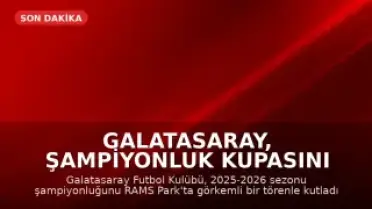Galatasaray, Şampiyonluk Kupasını RAMS Park'ta Kaldırdı