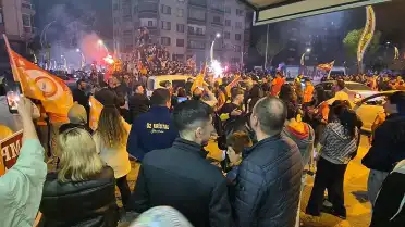 Galatasaray'ın Şampiyonluğu Afyonkarahisar'da Coşkuyla Kutlandı
