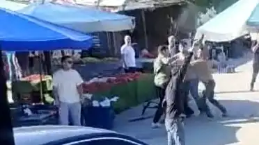 İzmir'de Pazar Yerinde Çıkan Silahlı Kavgada 7 Kişi Gözaltına Alındı