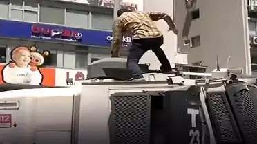İzmir'de TOMA'ya Çıkan Şüpheli D.Y. Tutuklandı