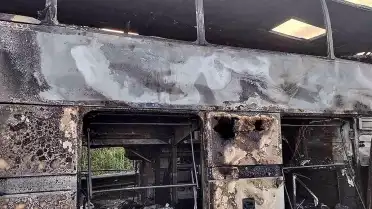 İzmir'den İstanbul'a Giden Otobüs Alev Aldı
