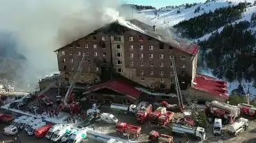 Kartalkaya'daki Yangın Faciasında Sorumlu Olduğu İddia Edilen 3 Kişi Hakkında Adli Kontrol Kararı