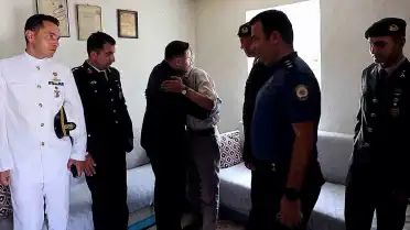Kaymakam Acar, Gaziler ve Şehit Aileleriyle Bayramlaştı