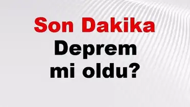 Malatya'da Deprem: Yeşilyurt'ta 3.5 Şiddetinde Sarsıntı