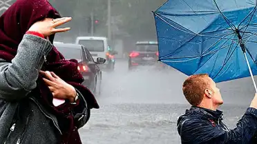Meteoroloji'den Gök Gürültülü Sağanak ve Fırtına Uyarısı: 5 Gün Sürecek