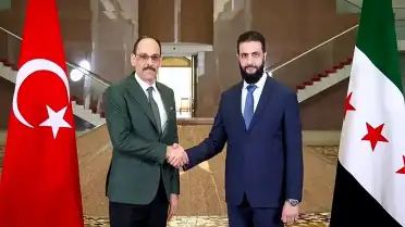 MİT Başkanı İbrahim Kalın, Suriye'de Ahmed eş-Şara ile Görüştü