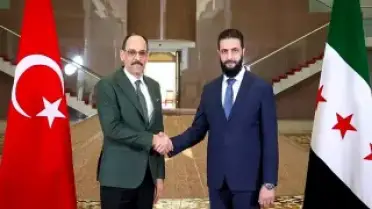 MİT Başkanı İbrahim Kalın, Suriye'de Ahmed eş-Şara ile Görüştü