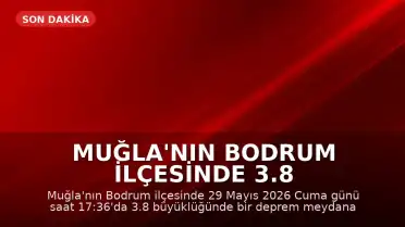 Muğla'nın Bodrum ilçesinde 3.8 büyüklüğünde deprem meydana geldi