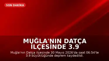 Muğla'nın Datça ilçesinde 3.9 büyüklüğünde deprem kaydedildi