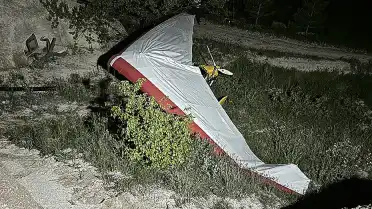 Nevşehir'de Microlight Acil İniş Yaptı: 2 Yaralı