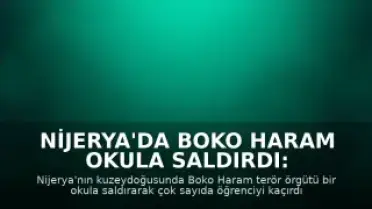 Nijerya'da Boko Haram Okula Saldırdı: Çok Sayıda Öğrenci Kaçırıldı