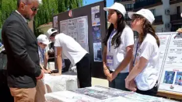 Ordu'da Öğrencilerden Bilim Fuarı Etkinliği