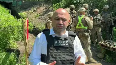 Rusya-Ukrayna Savaşında Cephe Hattı ve İlk Yardım Tatbikatı CNN TÜRK Tarafından Görüntülendi