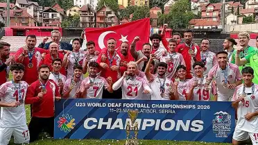 Türkiye U23 İşitme Engelliler Futbol Takımı, Dünya Şampiyonu Oldu
