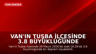Van'ın Tuşba ilçesinde 3.8 büyüklüğünde deprem kaydedildi