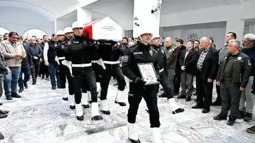 Vefat Eden Polis Memuru S.Ö. Son Yolculuğuna Uğurlandı