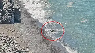 Zonguldak Sahilinde Ceset İhbarı Yapılan Cismin Kaya Parçası Olduğu Anlaşıldı