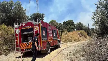Bodrum'da Otluk Alanda Çıkan Yangın Söndürüldü