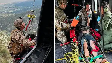 Dağ Yürüyüşünde Yaralanan Vatandaş Helikopterle Kurtarıldı