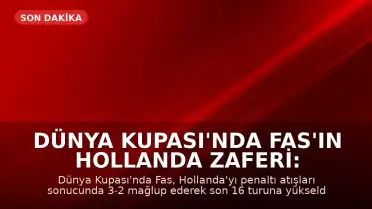 Dünya Kupası'nda Fas'ın Hollanda Zaferi: Fas, Son 16 Turunda Kanada ile Eşleşti