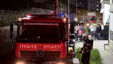 Erzurum'da Diyaliz Hastası Kadın Yangında Hayatını Kaybetti