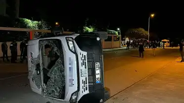 Eskişehir'de İşçi Servisi Minibüsü Devrildi: 7 Yaralı