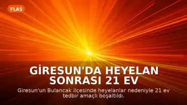 Giresun'da Heyelan Sonrası 21 Ev Boşaltıldı