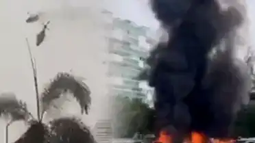 Hava Sahasında İki Helikopter Çarpıştı: Bölgeye Ekipler Sevk Edildi