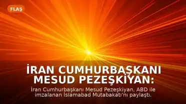 İran Cumhurbaşkanı Mesud Pezeşkiyan: "Barış karşılıklı saygıyla olur"