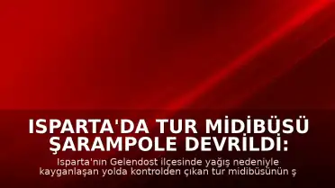 Isparta'da Tur Midibüsü Şarampole Devrildi: 5 Ölü, 25 Yaralı
