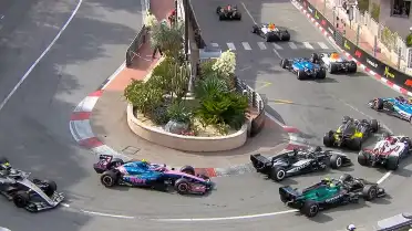 Monaco Grand Prix'inde Kaza ve Ariza Sonucu 7 Pilot Yarisi Tamamlayamadi