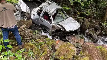 Ordu'da Dereye Uçan Kamyonette 1 Kişi Hayatını Kaybetti, Eşi Ağır Yaralandı