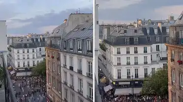 PSG'nin Şampiyonlar Ligi Zaferi Sonrası Paris Sokakları Savaş Alanına Döndü