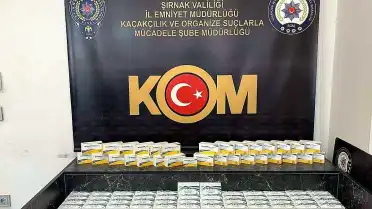 Şırnak'ta Kaçak Tıbbi Ürün Operasyonu: 2,5 Milyon Liralık Ürün Ele Geçirildi