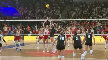 Voleybol Milletler Ligi: Filenin Sultanları Belçika Karşısında Galip Geldi