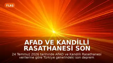 AFAD ve Kandilli Rasathanesi Son Depremleri Paylaştı: 24 Temmuz 2026 Güncel Verileri