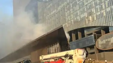 Ankara Çankaya'da bir satış ofisinde çıkan yangın kontrol altına alındı