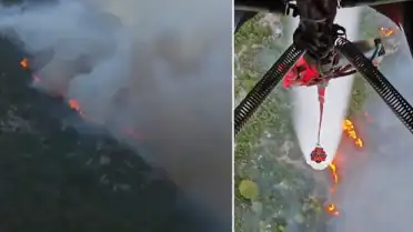 Antalya Kaş'ta Orman Yangını: Havadan ve Karadan Müdahale Sürüyor