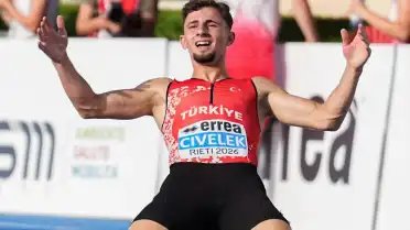 Avrupa 18 Yaş Altı Atletizm Şampiyonası'nda Yunus Emre Civelek'ten Türkiye Rekoru ve Altın Madalya