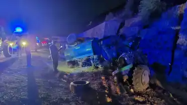 Bingöl'de Traktör Devrildi: 1 Kişi Yaşamını Yitirdi