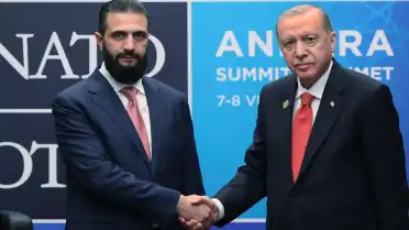 Cumhurbaşkanı Erdoğan Suriye Cumhurbaşkanı Şara ile bir araya geldi