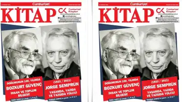 Cumhuriyet Kitap Dergisi 1900. Sayısı Yayınlanıyor: Bozkurt Güvenç ve Jose Semprún Kapağa Taşınıyor